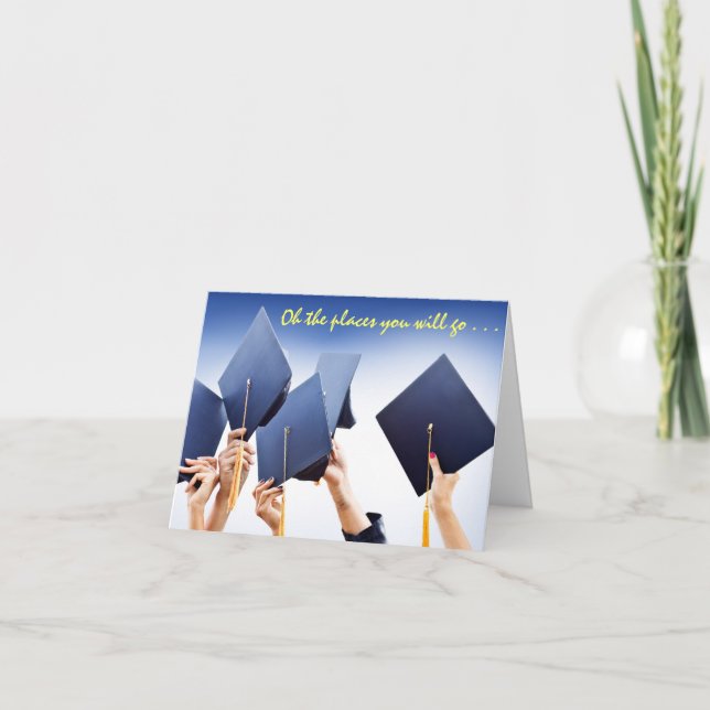 Tarjeta Dream Big Graduation Card (Anverso)