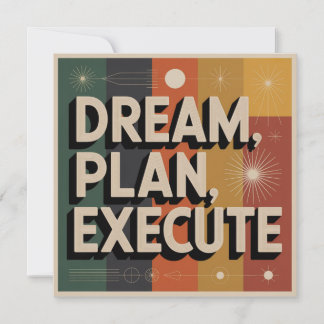 Tarjeta Dream, Plan, Execute