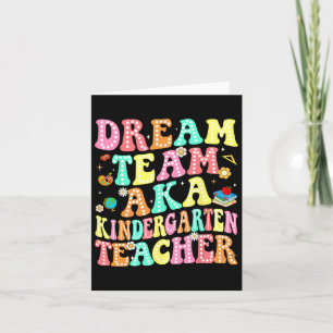 Tarjeta Dream Team Aka: Profesor De Jardín De Niños De Vue