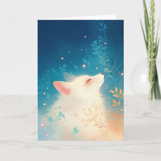Tarjeta Dreaming Fox Spirit (Anverso)