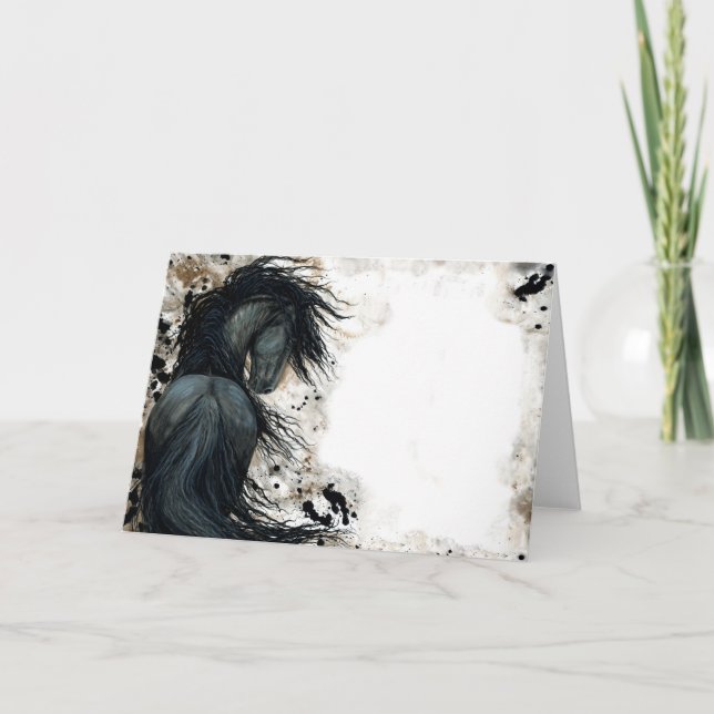 Tarjeta DreamWalker Personalizado Horse Bihrle (Anverso)