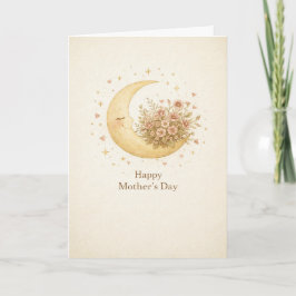 Tarjeta Dreamy Celestial Moon Mother’s Day Card