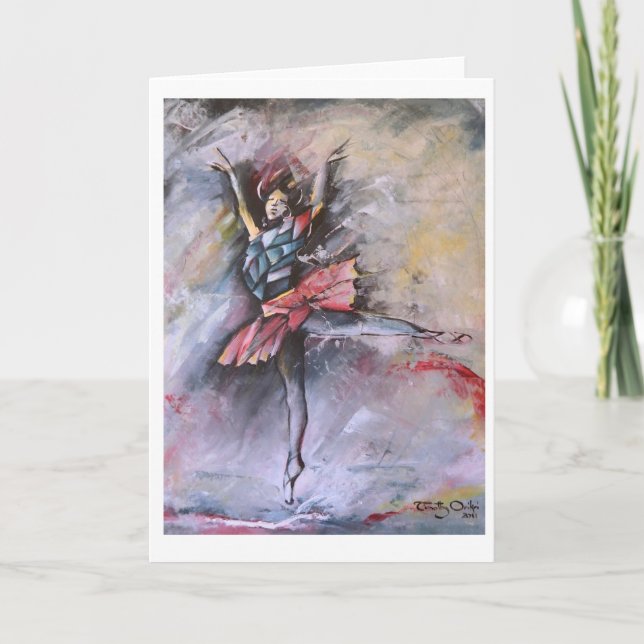 Tarjeta Dreamy Pirouette Greeting card (tarjeta de felicit (Anverso)