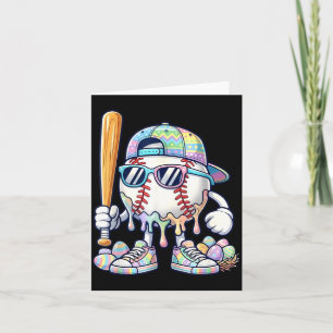 Tarjeta Drip de béisbol para niños Drip de helado Béisbol