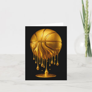 Tarjeta Dripping Gold Basketball Respeto al Drip Basketba