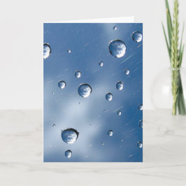 Tarjeta Drogas flotantes de dew sostienen poesía de nubes