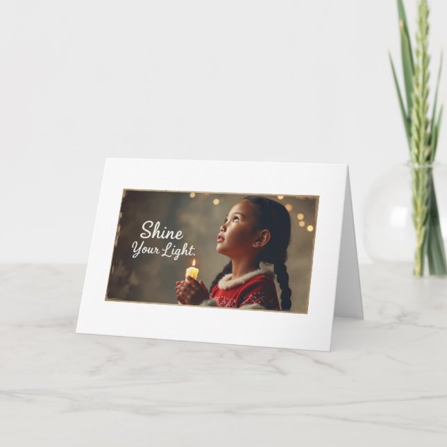 Tarjeta Dubbele kerst wenskaart (Anverso)