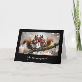 Tarjeta Dubbele Valentijn dieren wenskaart