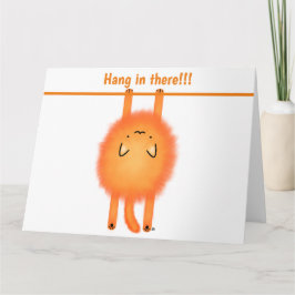 Tarjeta Dubbele wenskaart hang in there! Poes