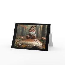 Dubbele wenskaart kabouter