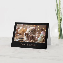 Tarjeta Dubbele wenskaart verjaardag