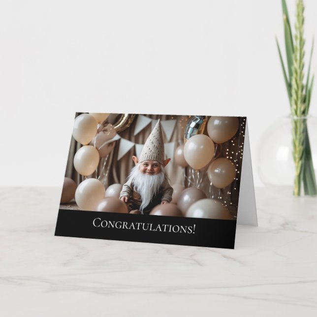 Tarjeta Dubbele wenskaart verjaardag (Anverso)