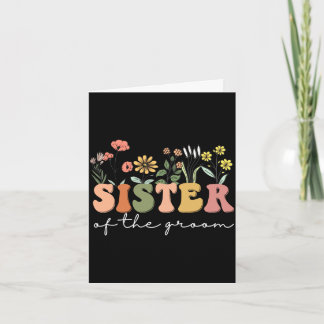 Tarjeta Ducha de boda para hermana de la novia hermana del