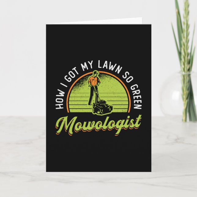 Tarjeta Ducha De Césped Cómo Conseguí Que Mi Motoólogo De  (Anverso)