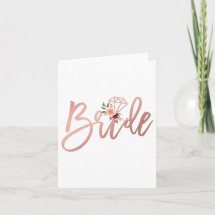 Tarjeta Ducha De Matrimonio Para El Futuro Sra. Bride Ser