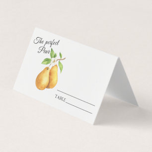 Tarjeta Ducha de novias - número de mesa boda