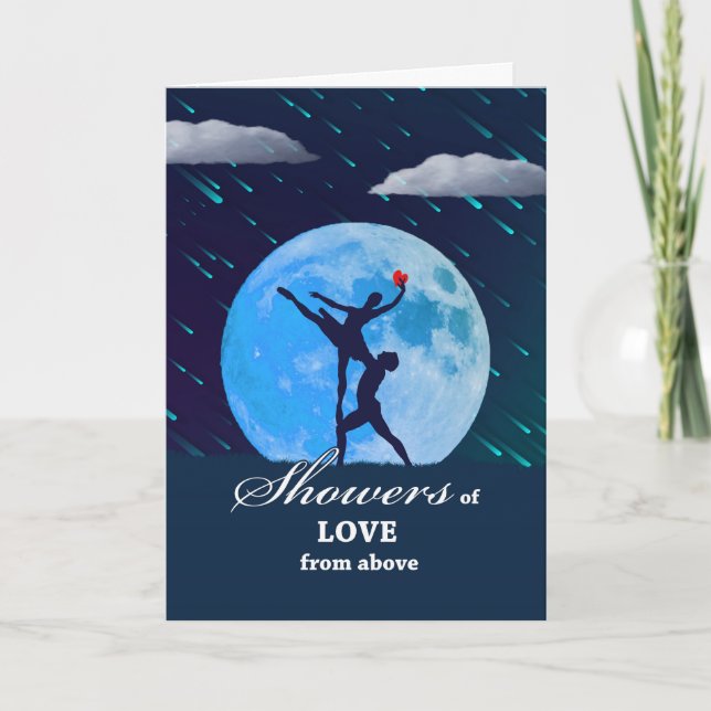 Tarjeta Duchas de Amor para el Día de San Valentín con Bal (Anverso)