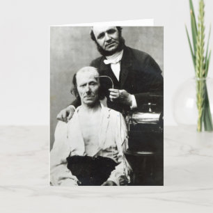 Tarjeta Duchenne de Boulogne con un 'patient de la víctima