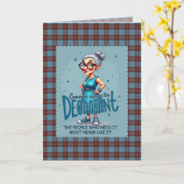 Tarjeta Duchess of Kent Scottish Tartan Humorous Birthday