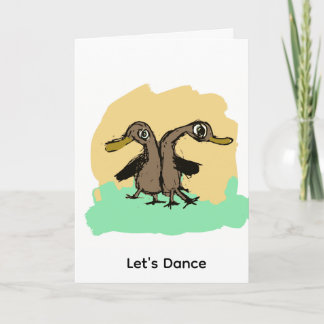 Tarjeta Duck Dancers