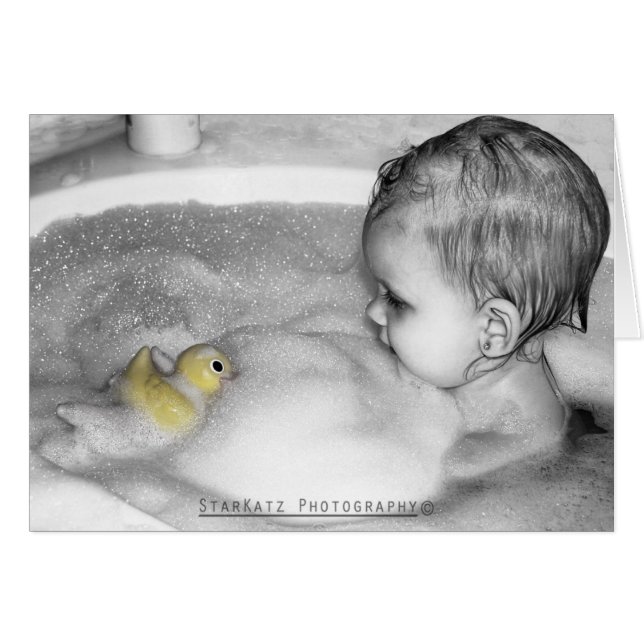 Tarjeta Ducky de goma (Anverso (Horizontal))