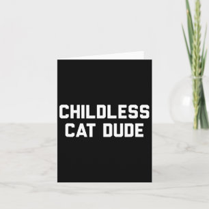 Tarjeta Dudas de gatos sin hijos