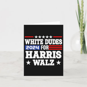 Tarjeta Dudes Para Kamala Harris Y Waltz WAlzheimer 2024