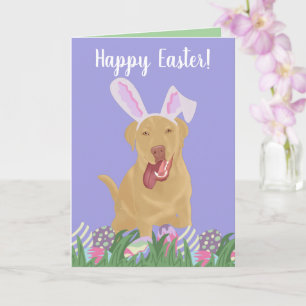 Tarjeta Dudley Labrador Recuperador Pascua