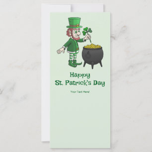 Tarjeta Duende del Día de San Patricio