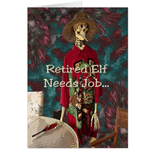 Tarjeta Duende jubilado