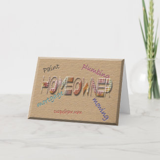 Tarjeta Dueño de la casa