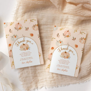 Tarjeta Dulce cumpleaños de calabaza gracias