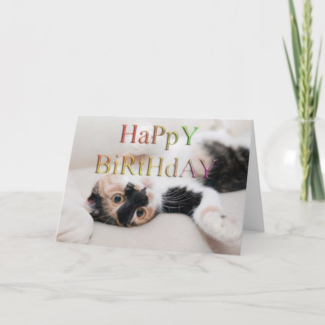 Tarjeta Dulce cumpleaños feliz (Anverso)
