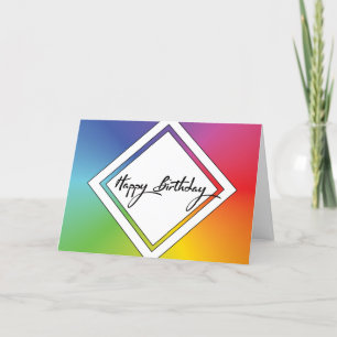 Tarjeta Dulce cumpleaños feliz para que quieras en colores