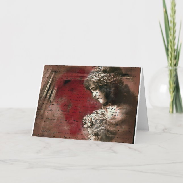 Tarjeta dulce de la tarjeta del día de San (Anverso)