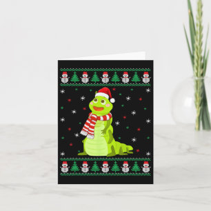 Tarjeta Dulce de Navidades feos de la familia