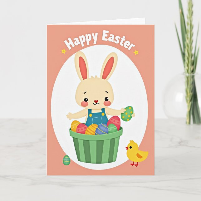 Tarjeta dulce de Pascua para pareja (Anverso)