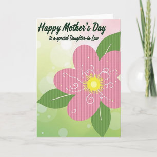 Tarjeta dulce del día de la madre Flor de Floració