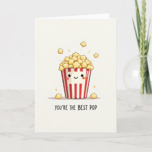 Tarjeta Dulce del Día del Padre para Palomitas de 