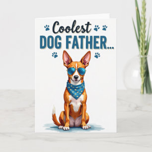Tarjeta dulce del Día del Padre para Papá Perro