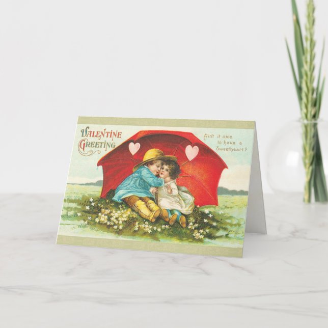 Tarjeta dulce del el día de San Valentín del (Anverso)