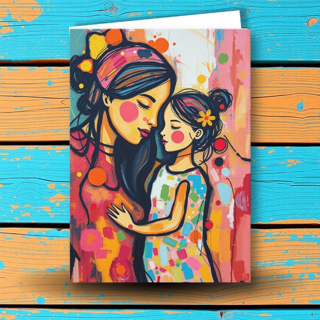 Tarjeta Dulce Día de las Hijas Sentimentales (Subido por el creador)
