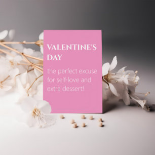 Tarjeta Dulce Día de San Valentín Rosa Amor Propio