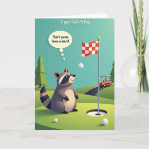 Tarjeta Dulce Día del Padre Campo de Golf