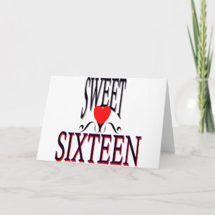 Tarjeta Dulce engranaje de 16 cumpleaños