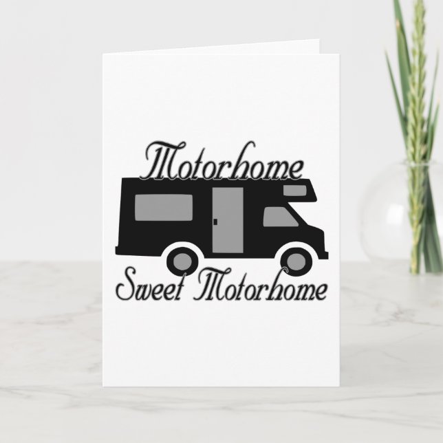 Tarjeta Dulce Motorhome de Motorhome (Anverso)