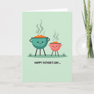 Tarjeta dulce para amigos del asador del Día del P