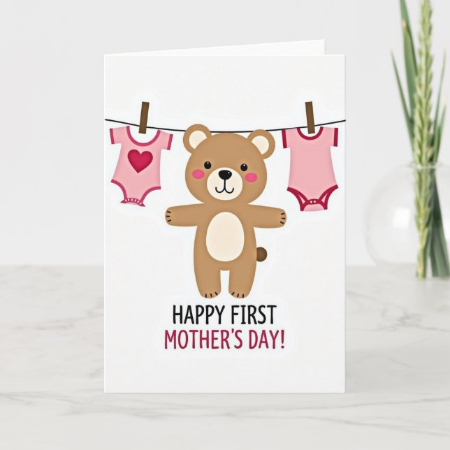 Tarjeta dulce para nueva mamá (Anverso)