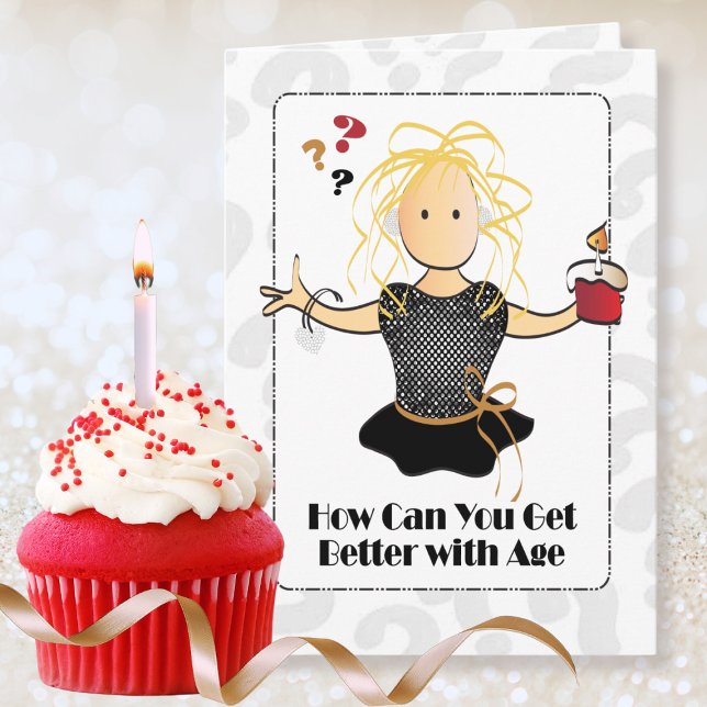 Tarjeta Dulce Personalizado dulce elegante feliz cumpleaño (Subido por el creador)
