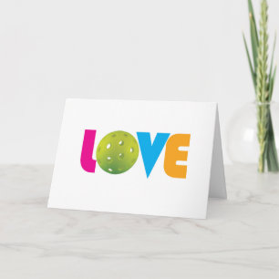 Tarjeta Dulce pickleball💘 San Valentín